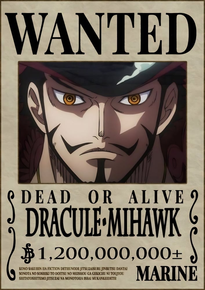 بوستر ميهوك - mihawk poster