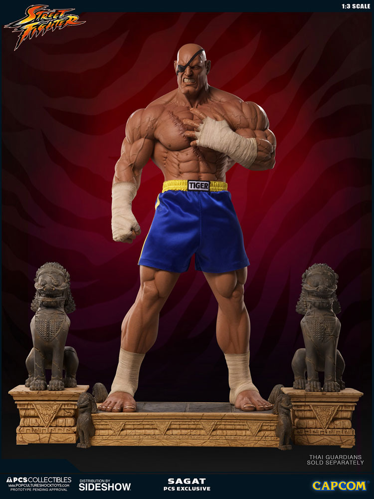 Street Fighter 1:3 Sagat Evolution Exclusive Sideshow