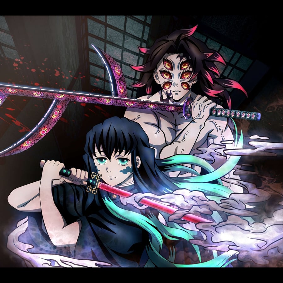 بوستر ديمون سلاير - demon slayer poster