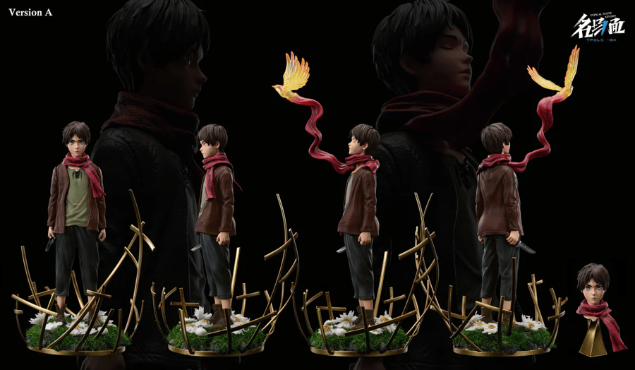 Attack On Titan Typical Scene Studio 1/6 flowersea Eren Jaeger Resin Statue