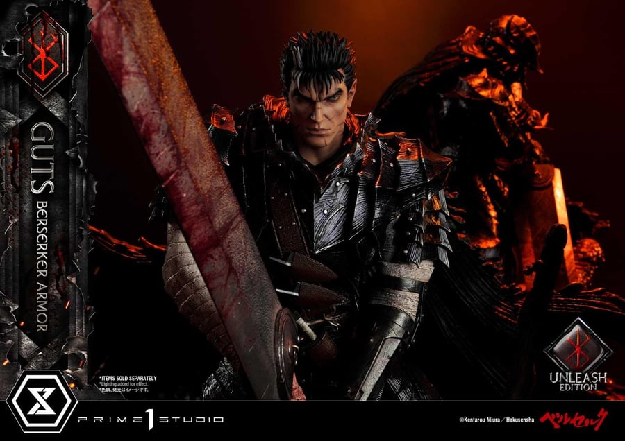 PRIME 1 STATUE Guts, Berserker Armor favorite Unleash Edition Deluxe Version