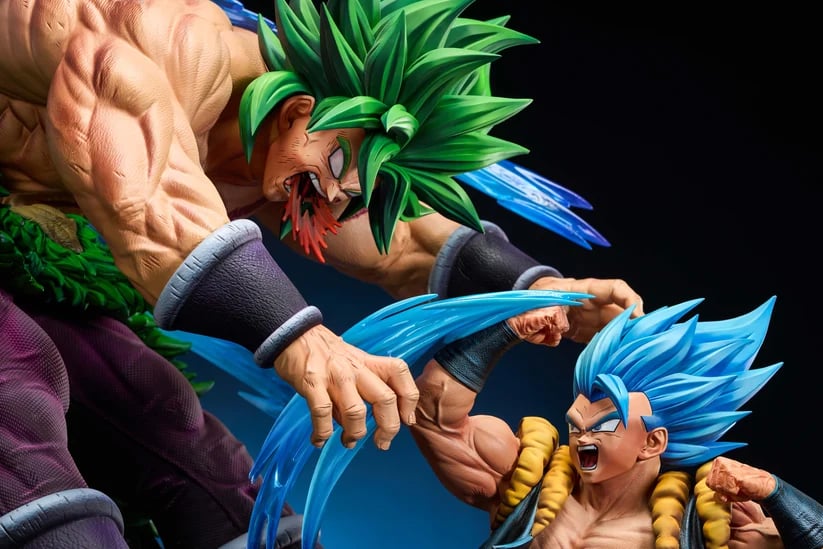 KD Collectibles – Dragon Ball Super Gogeta Blue VS Broly Resin Statue
