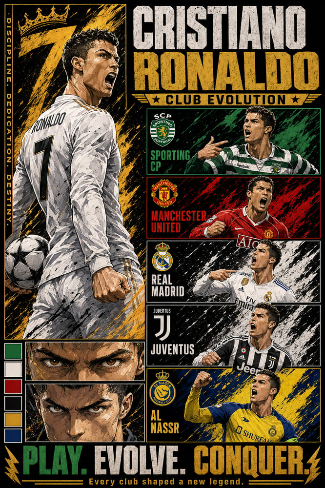 بوستر كريستيانو رونالدو - Ronaldo Poster
