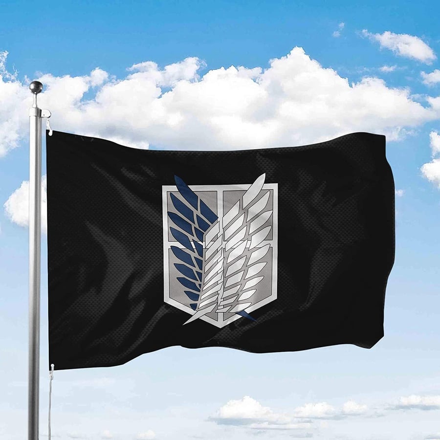 علم هجوم العمالقة - Attack On Titan Flag