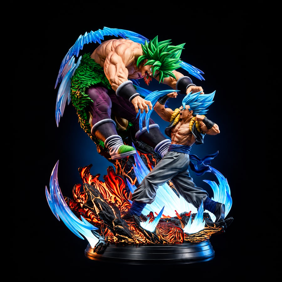 KD Collectibles – Dragon Ball Super Gogeta Blue VS Broly Resin Statue