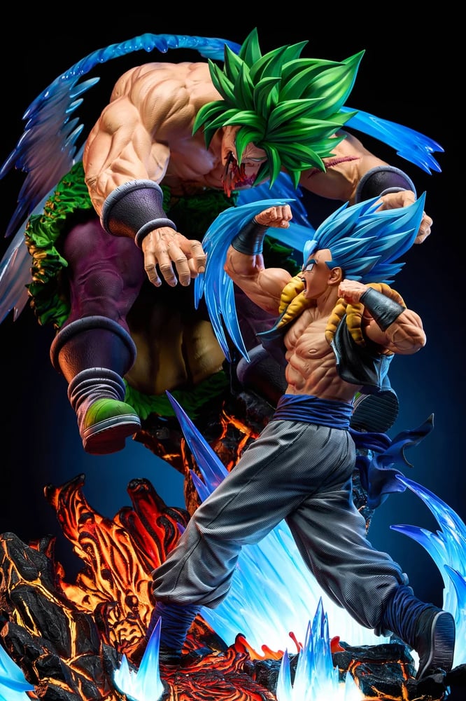 KD Collectibles – Dragon Ball Super Gogeta Blue VS Broly Resin Statue
