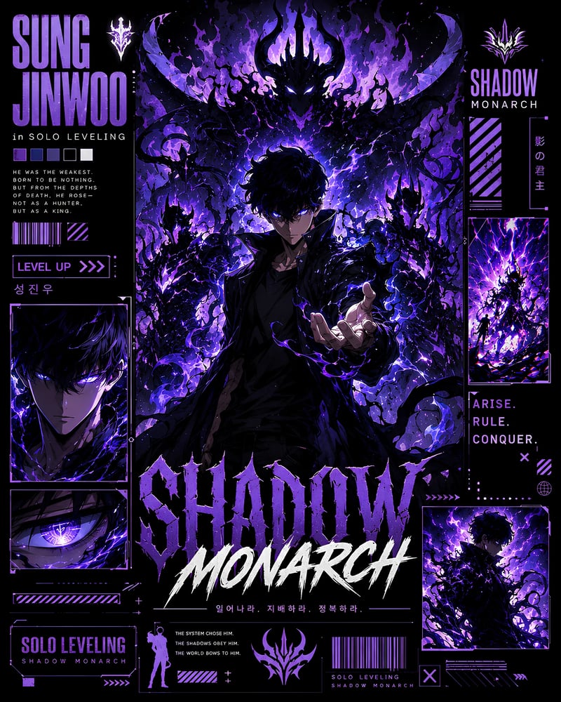 بوستر سون جين وو - Sung Jinwoo Poster
