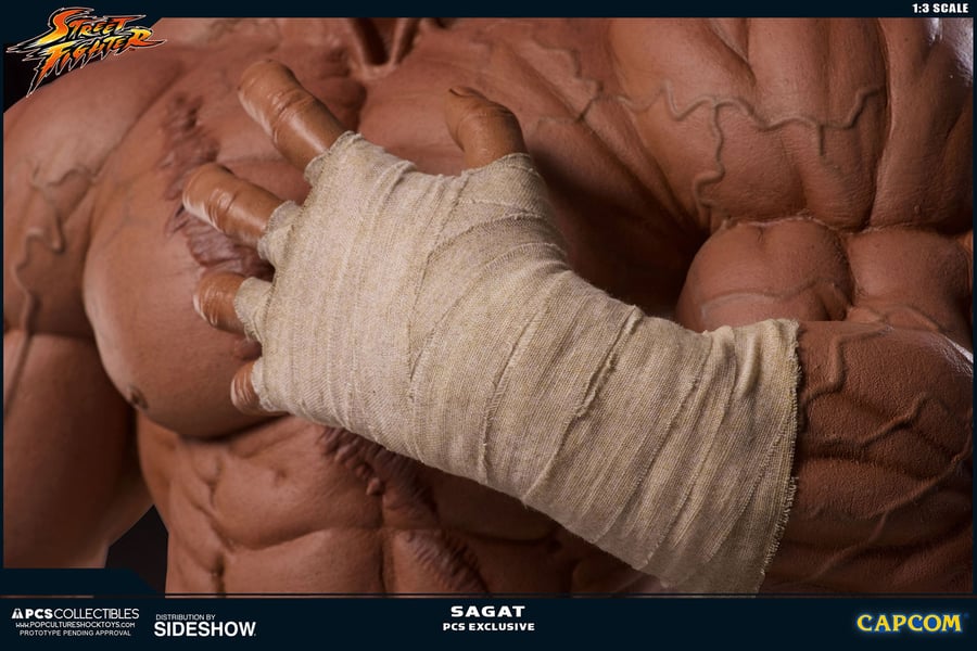 Street Fighter 1:3 Sagat Evolution Exclusive Sideshow