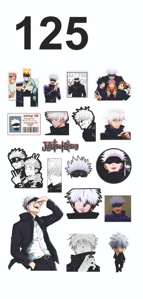 ستيكرات جوجوتسو كايسن - JUJUTSU KAISEN Stickers