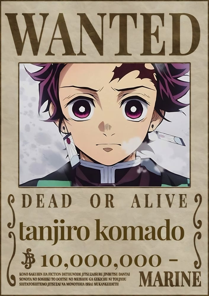بوستر تانجيرو - tanjiro poster