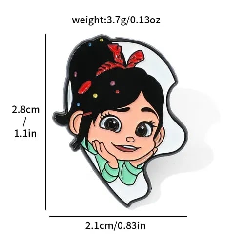 بروش رالف فانيلوب | Ralph & Vanellope Brooch