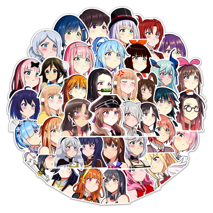 ستيكرات انمي عشوائية - Random Anime Stickers