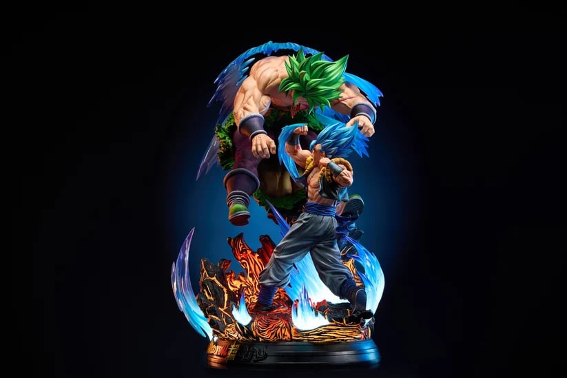 KD Collectibles – Dragon Ball Super Gogeta Blue VS Broly Resin Statue