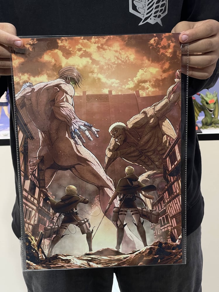 بوستر هجوم العمالقة - attack on titan