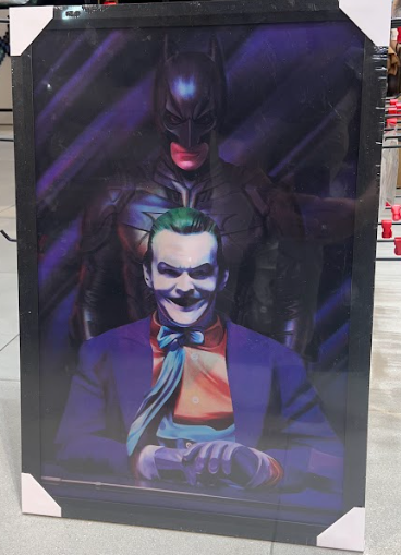 لوحة جوكر و باتمان ثلاثي الابعاد- 3D Joker & Batman Wall Panel