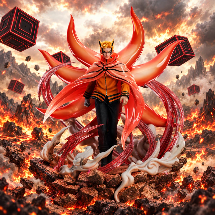 DLC | Butterfly Effect Studio – Baryon Mode Naruto EX with DLC Resin Statue