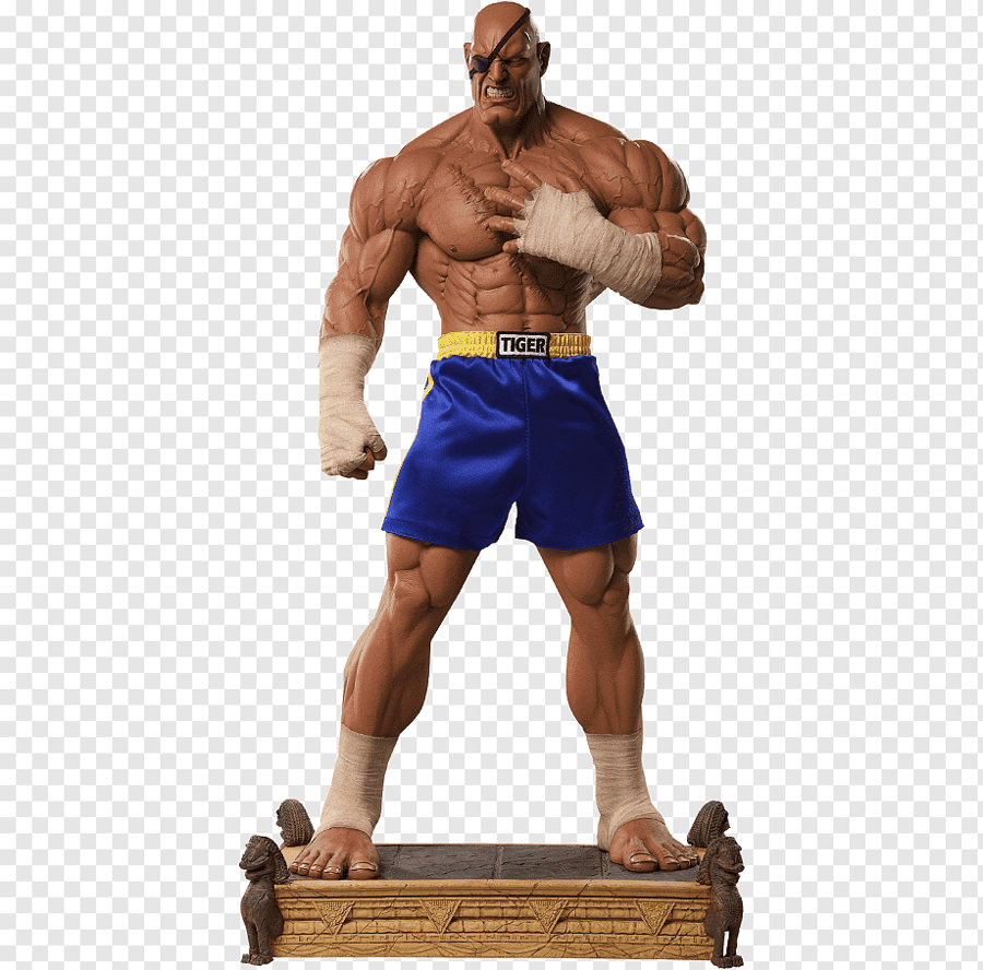 Street Fighter 1:3 Sagat Evolution Exclusive Sideshow
