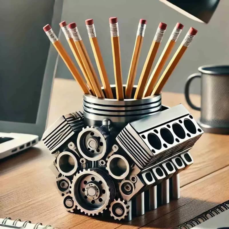 حامل أقلام  V8  Pen holder  -  V8