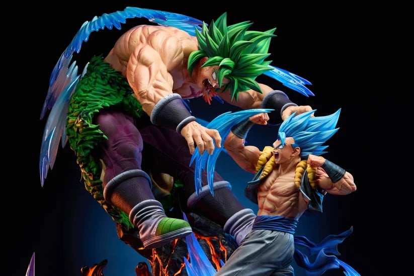 KD Collectibles – Dragon Ball Super Gogeta Blue VS Broly Resin Statue