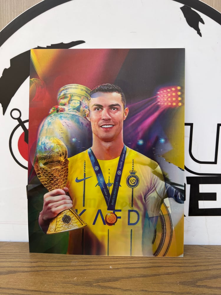 بوستر كريستيانو رونالدو  ثلاثي الابعاد - Cristiano Ronaldo 3D Poster
