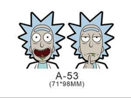 ستيكر ريك ثلاثي الابعاد - Rick 3D Sticker