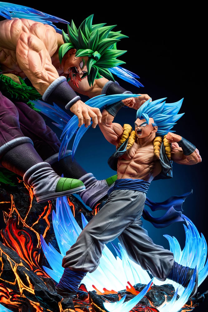 KD Collectibles – Dragon Ball Super Gogeta Blue VS Broly Resin Statue