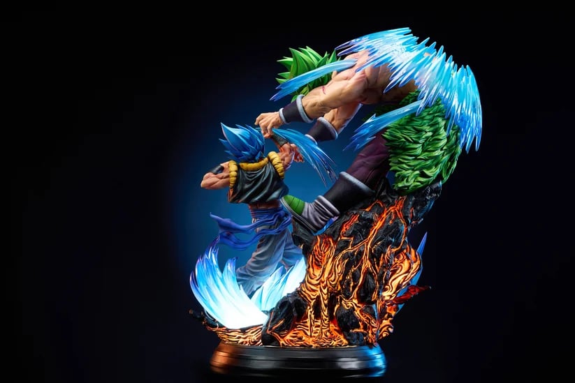 KD Collectibles – Dragon Ball Super Gogeta Blue VS Broly Resin Statue
