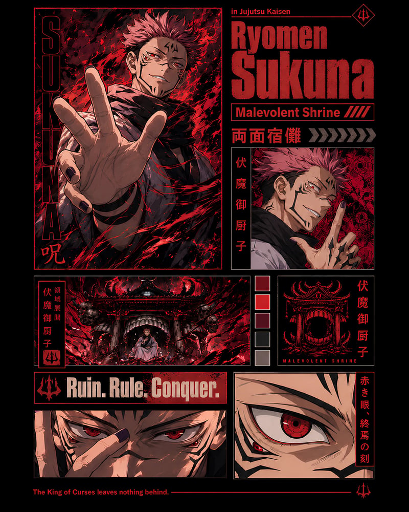 بوستر سوكونا - Sukuna Poster