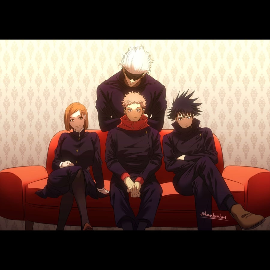 بوستر جوجيتسو كايسين - jujutsu kaisen potser
