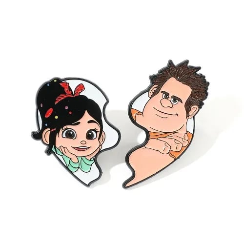 بروش رالف فانيلوب | Ralph & Vanellope Brooch