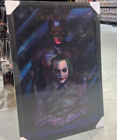 لوحة جوكر و باتمان ثلاثي الابعاد- 3D Joker & Batman Wall Panel