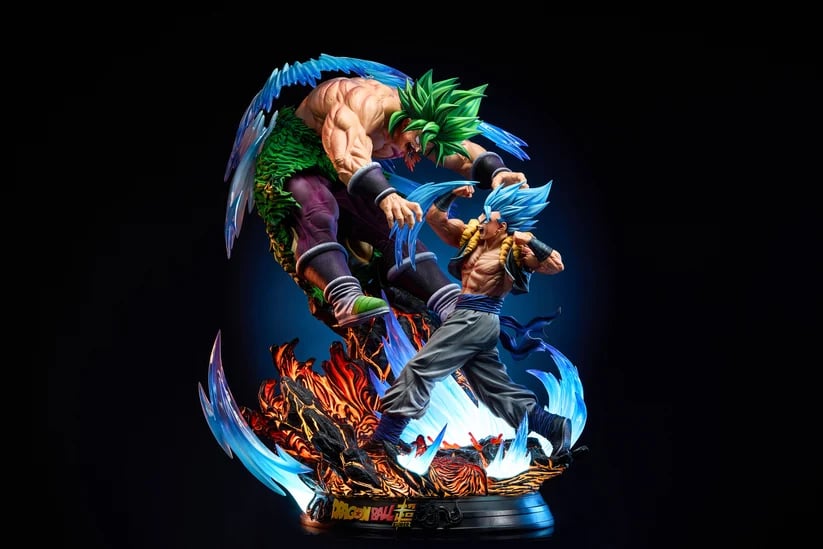 KD Collectibles – Dragon Ball Super Gogeta Blue VS Broly Resin Statue