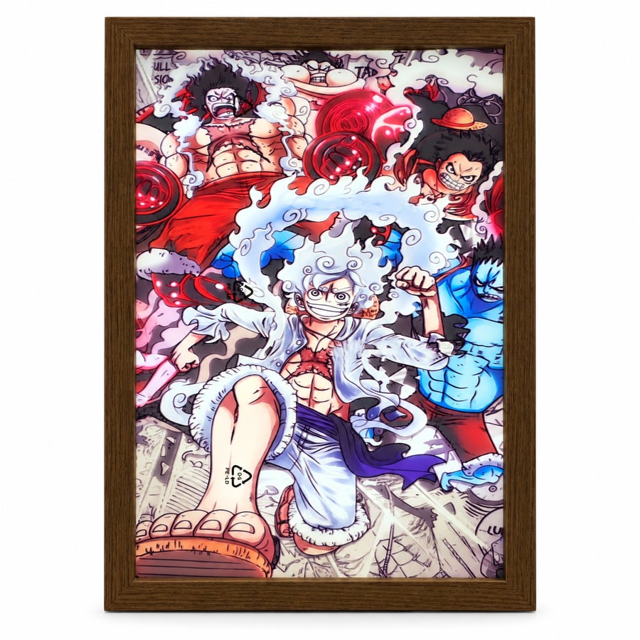 بوكس اضاءة تحولات لوفي - Luffy Transformations Light Box