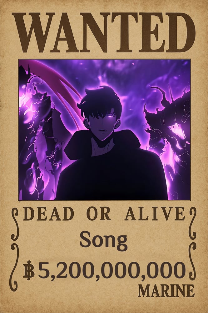 بوستر سونغ جين وو - Sung Jin woo poster