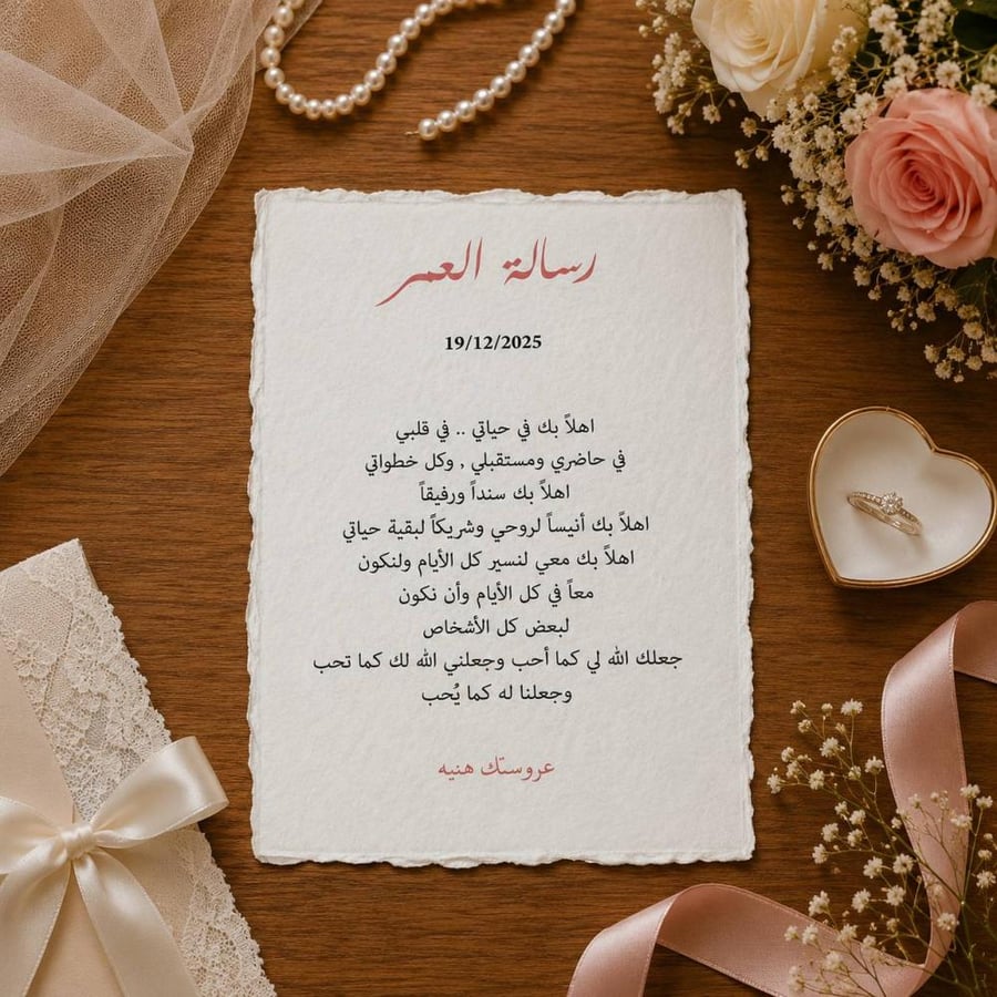 رسالة العمر