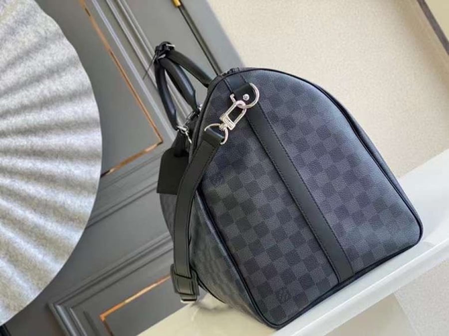 حقيبة سفر  يد KEEPAL جلد مونوغرام LV