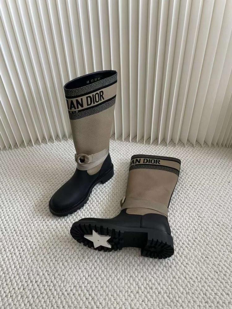 Dior boot shoe printed