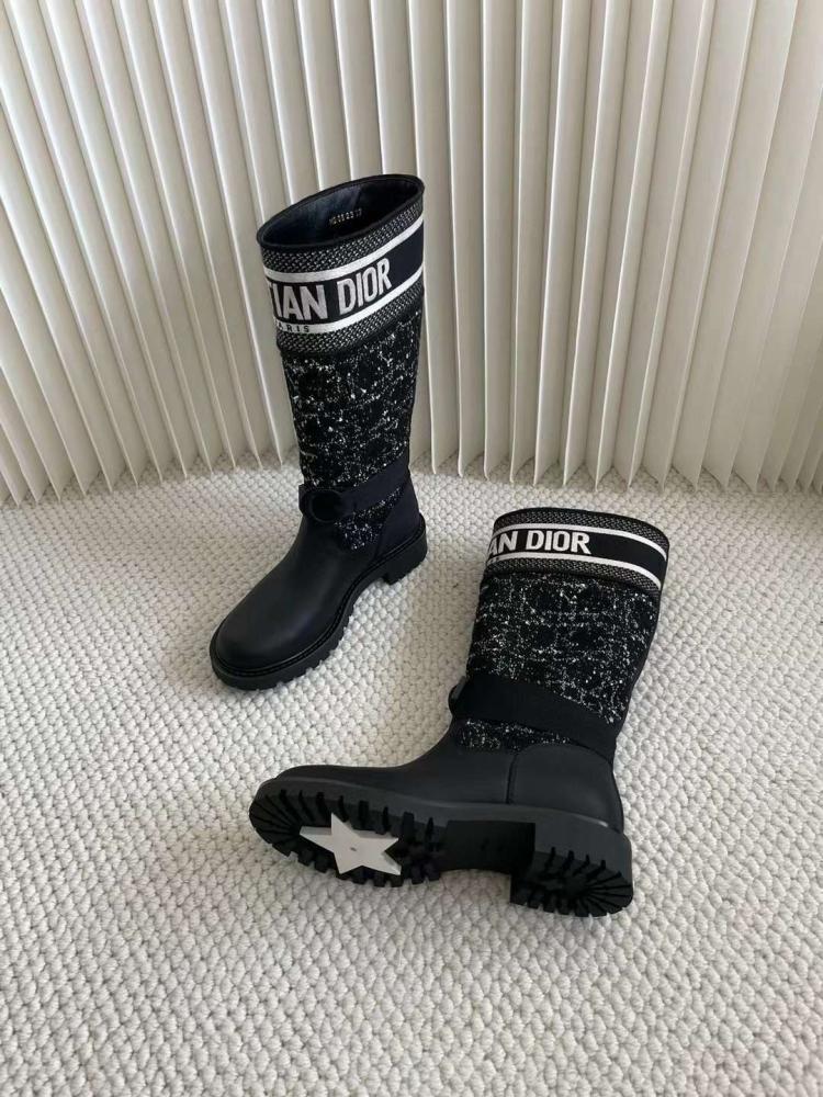 Dior boot shoe printed