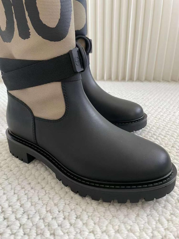 Dior boot shoe printed
