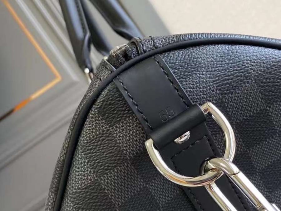 حقيبة سفر  يد KEEPAL جلد مونوغرام LV