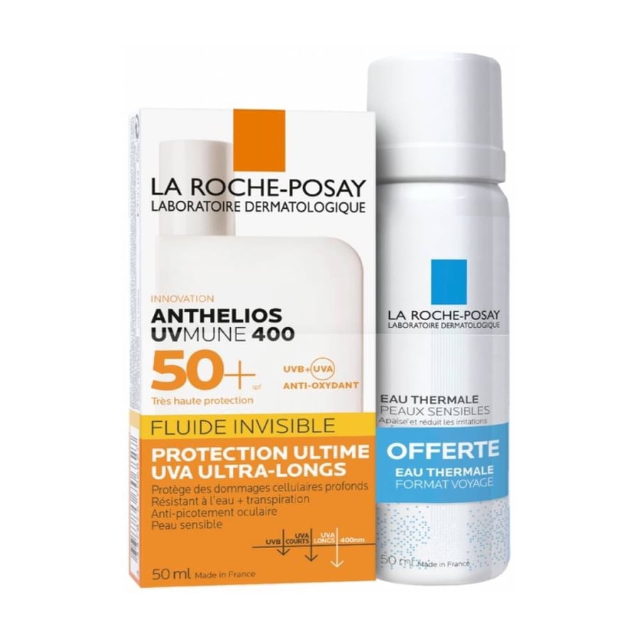 لاروش بوزاي واقي شمس انثيليوس معامل حماية SPF50 رذاذ مياة حرارية