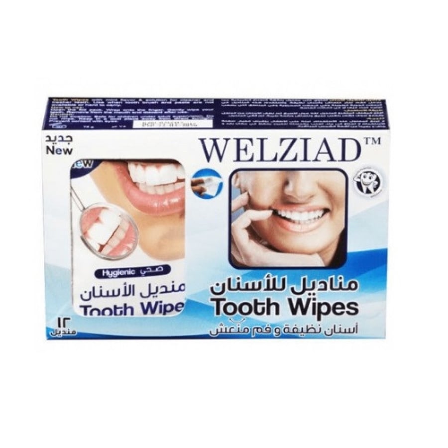 مناديل تنظيف الأسنان المبلله ويلزياد 12منديل