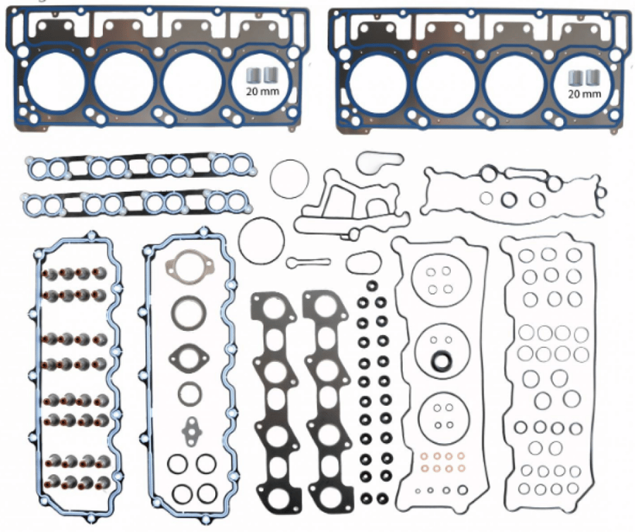 طقم وجيه كامل فورد ديزل E350 من 2005-2010 اصلي من ENGINETECH شامل رسوم الشحن