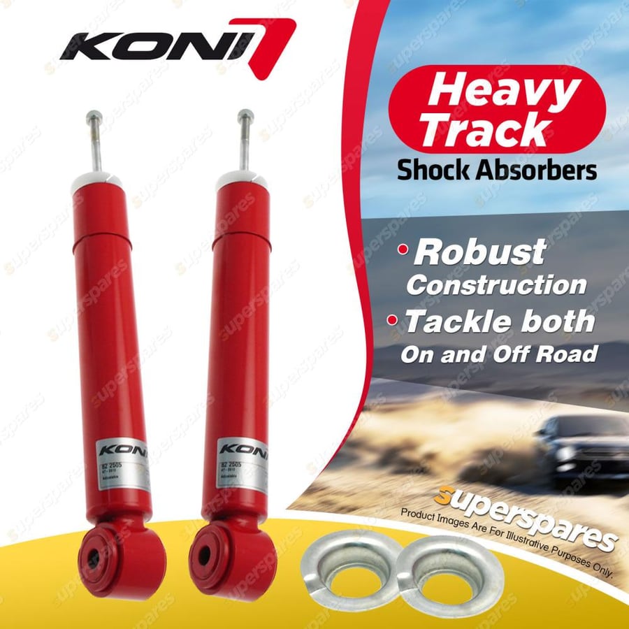 2 مساعدات أمامية باجيرو  2001-2022 اصلي هولندي من KONI شامل رسوم الشحن (مساعدات KONI Heavy Track هولندية للطرق الوعرة – ثبات وتحمل وأداء قوي 4×4)