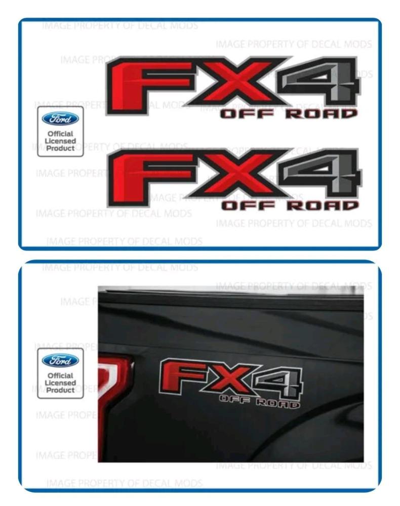 طقم شعار FX4 فورد 2015  F150  اصلي  شامل رسوم الشحن عدد 2 للجهتين