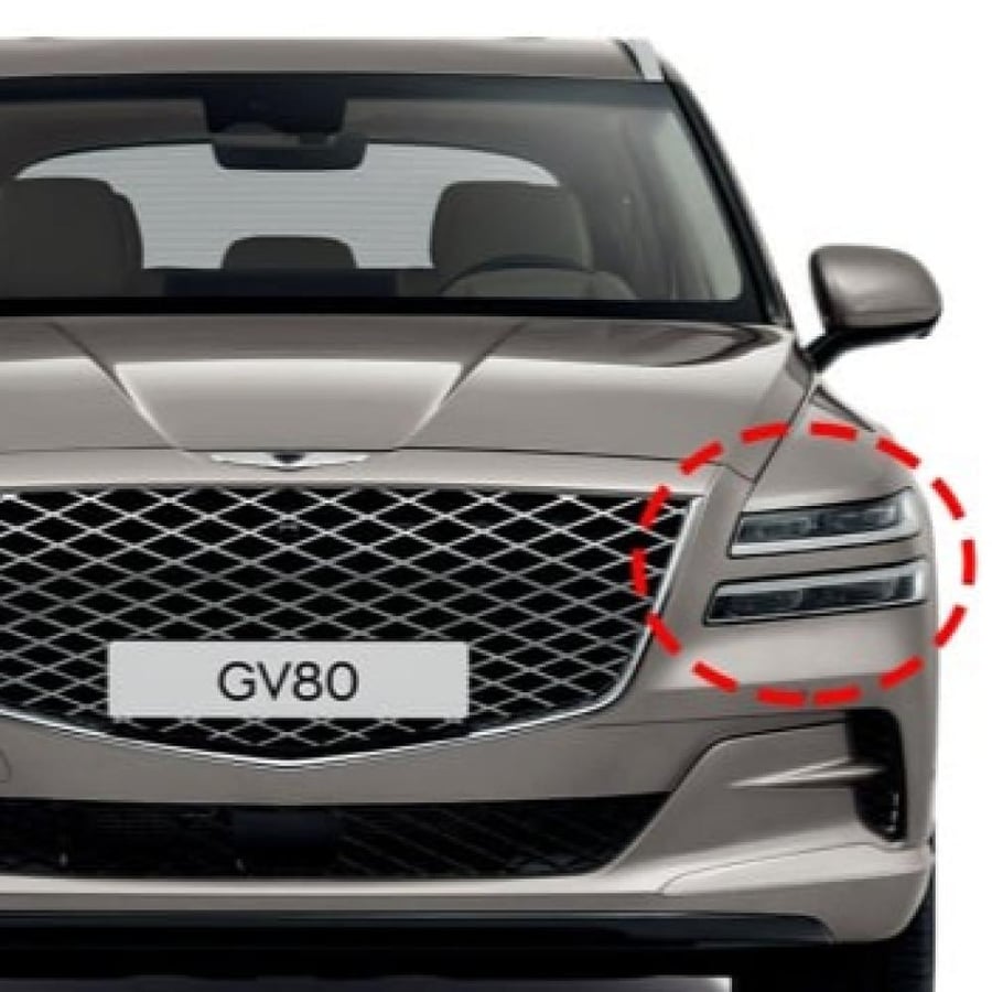 2024-2020 شمعة يسار جهة السائق جينيسس Genesis GV80   اصلي وكاله شامل رسوم الشحن