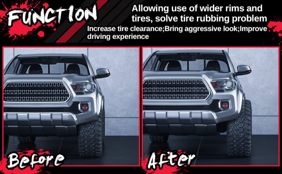 2 انش تبريزة فورد F150 , اكسبدشن من 2015 الى 2023 اصلي من KSP شامل رسوم الشحن والضريبة مستودع خارجي تسعة ايام