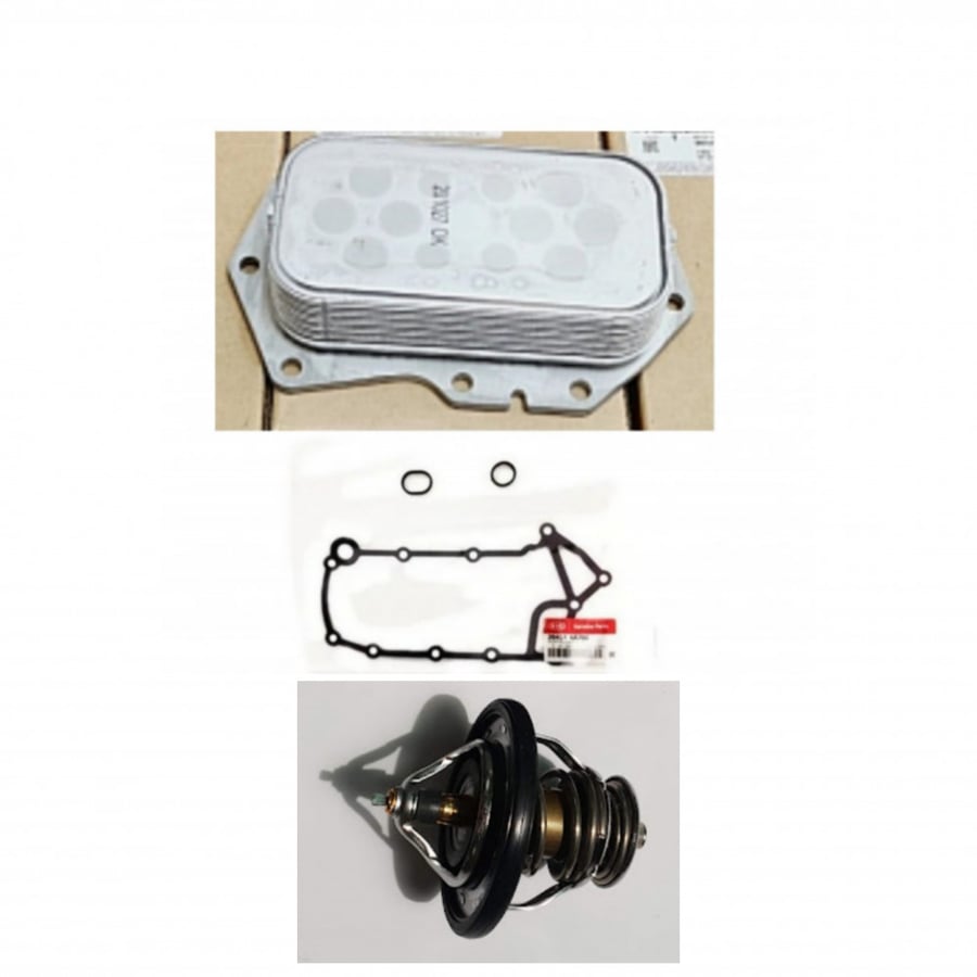 من 2007 الى 2019 مبرد زيت مكينه مع ثلاثة وجيه + بلف حرارة هونداي H1 ديزل شامل رسوم الشحن