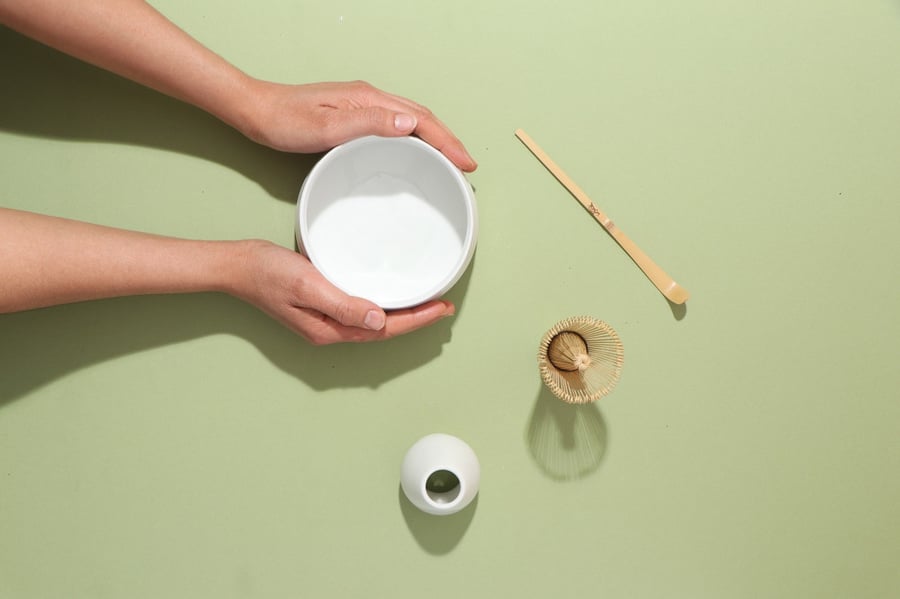 White Matcha set