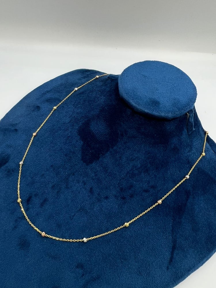 Thank you for your support, three-color luxury and elegant gold 18 karat weight 2.35